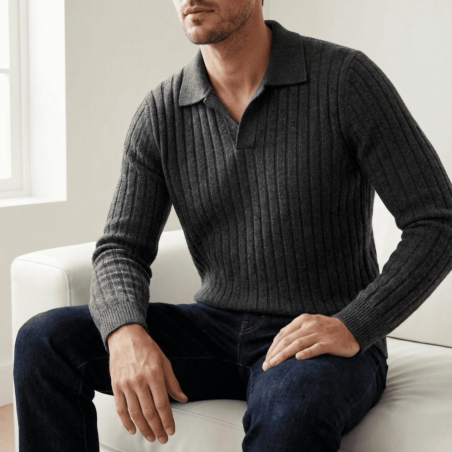 Como Swiss Knit Polo