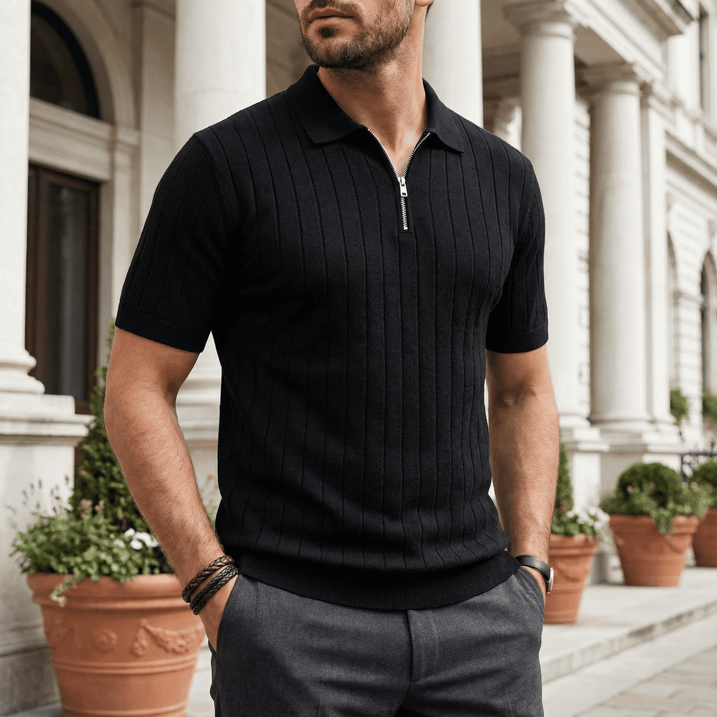 Ferro Arabian Knit Polo